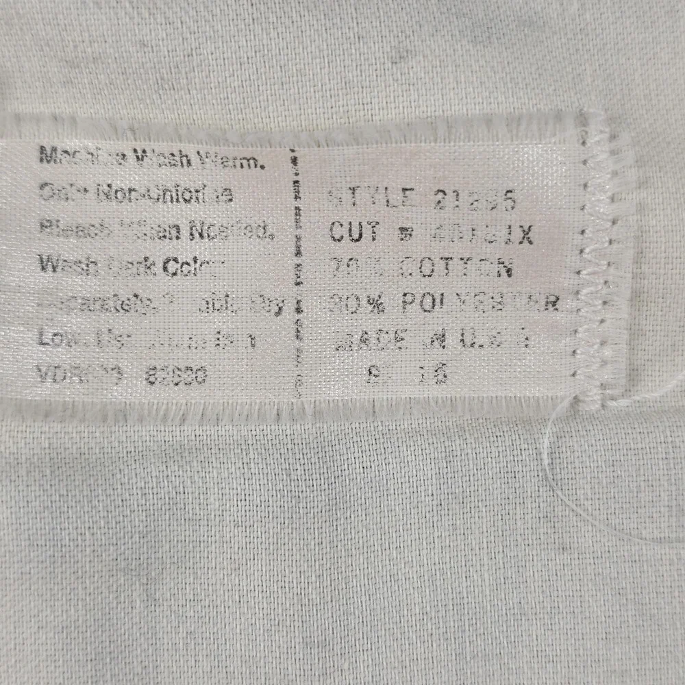 Vintage Lands' End‎ Pants Mens 31x27 Blue Corduroy Chino Tapered USA 80s Casual